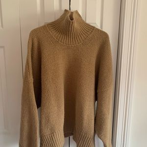 Babaa no17 jumper arcilla camel brown turtleneck sweater wool no 17 oversized